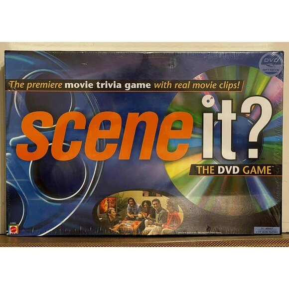 Scene It ? The DVD Mattel Board Game Movie Trivia Game Brand New Factory Sealed - Picture 1 of 2
